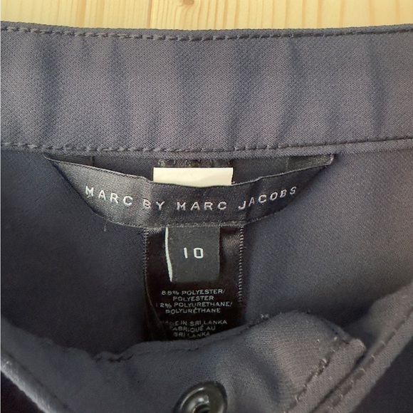 Marc by Marc Jacobs Navy Women’s Slim Career Pants Zipper on the Bottom Size 10 - Picture 5 of 8